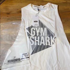 NWT GYMSHARK graphic drizzle tank